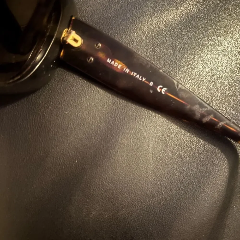 Chanel logo dress glasses vintage gold cc sunglasses accessory eyewear
